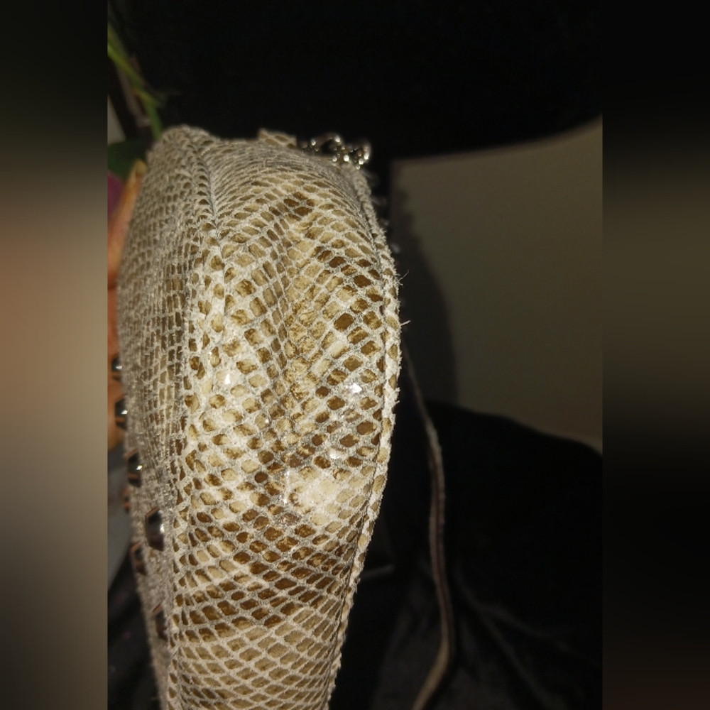 Michael Kors Python Embossed Crossbody Like New - image 7